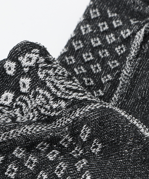 SWAP MEET MARKET（スワップミートマーケット）の「シルケットバンダナ柄ソックス（ソックス/靴下・キッズ・レッド/ブラック・LARGE/SMALL/MEDIUM/X-LARGE）」の5枚目の写真