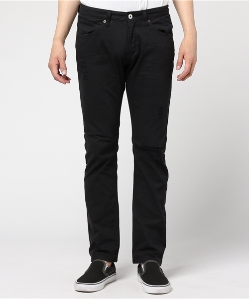 VENCEEXCHANGE（ヴァンスエクスチェンジ）の「カラーダメージスキニーBW（その他パンツ・メンズ・ブラック/ホワイト・MEDIUM/SMALL/LARGE）」の5枚目の写真