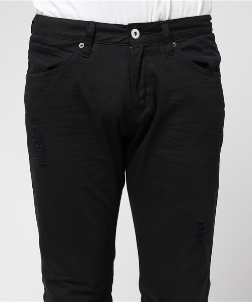 VENCEEXCHANGE（ヴァンスエクスチェンジ）の「カラーダメージスキニーBW（その他パンツ・メンズ・ブラック/ホワイト・MEDIUM/SMALL/LARGE）」の6枚目の写真
