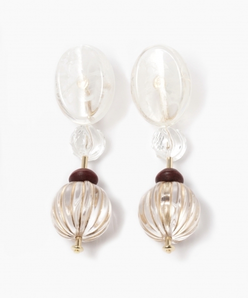 LEPSIM(レプシィム)の「ボリュームクリアイヤリング 760797(イヤリング・レディース・ゴールド/ホワイト/シルバー・ONE SIZE)」の7枚目の写真