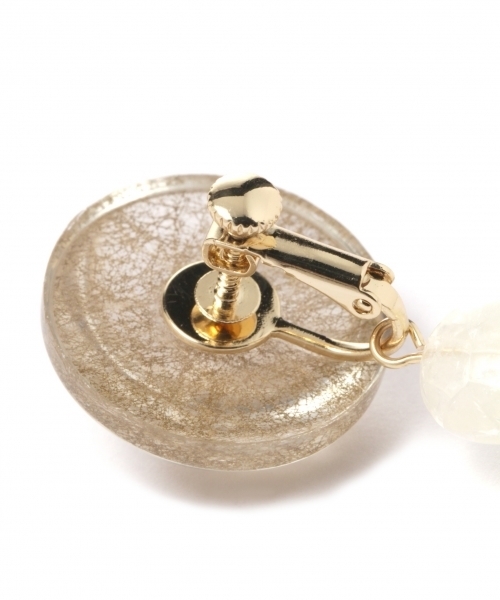 LEPSIM(レプシィム)の「ボリュームクリアイヤリング 760797(イヤリング・レディース・ゴールド/ホワイト/シルバー・ONE SIZE)」の5枚目の写真