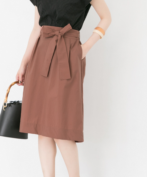 URBAN RESEARCH(アーバンリサーチ)の「撥水スカート(スカート・レディース・ベージュ/キャメル/ピンク・FREE)」の1枚目の写真