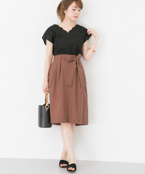 URBAN RESEARCH(アーバンリサーチ)の「撥水スカート(スカート・レディース・ベージュ/キャメル/ピンク・FREE)」の16枚目の写真