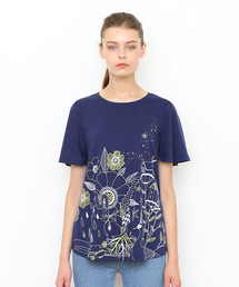 Design Tshirts Store graniph | AラインフレアTシャツ/スワンストーリー(Tシャツ/カットソー)