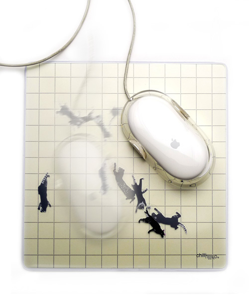 GLOBAL FORME CONCRETE(グローバルフォルムコンクリート)の「MOUSEPAD-JERRY'S REVENGE マウスパッド ジェリーズ リベンジ(ステーショナリー)」|アイボリー