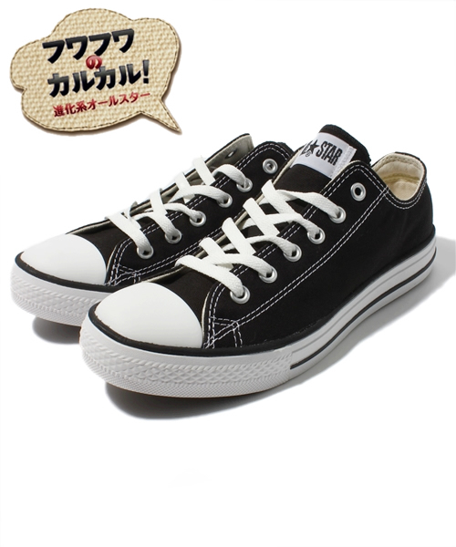 CONVERSE（コンバース）の「CANVAS ALL STAR COLORS EVO OX/キャンバス オールスター カラーズ エヴォ OX（スニーカー・メンズ・ホワイト/ブラック/ブラック×ブラック・3.5/4/4.5/5/5.5/6.5/7/7.5/8/8.5/9/9.5/10.5）」の4枚目の写真