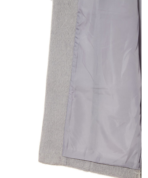 fifth（フィフス）の「ポケットファーシャギーコート（ノーカラージャケット・レディース・ブラック/ベージュ/グレー/チャコールグレー/スモークピンク・LARGE/MEDIUM）」の14枚目の写真