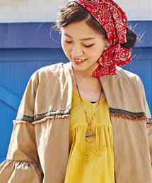 チャイハネ | 【チャイハネ】ドロップビーズネックレス(ネックレス)