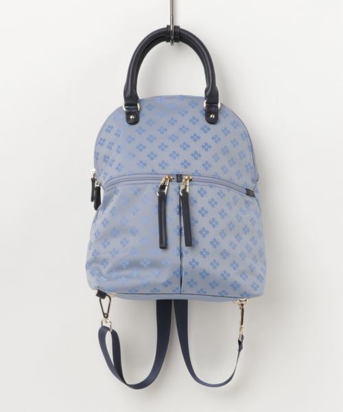 Laura Ashley ローラアシュレイ の ハンブル デイジー ジャカード 2way リュックサック バックパック リュック Wear Laura Ashley ローラアシュレイ の ハンブル デイジー ジャカード 2way リュックサック バックパック リュック Wear