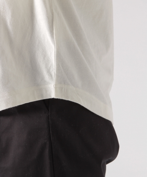 BAYFLOW(ベイフロー)の「BAYFLOW/ラグランプリントT 18SS(Tシャツ/カットソー・レディース・カーキ/ネイビー/ホワイト・MEDIUM/SMALL)」の10枚目の写真