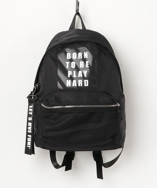 SPIGA(スピーガ)の「ロゴ入りナイロンリュック(バックパック/リュック・レディース・ブラック/グレー・FREE)」の10枚目の写真