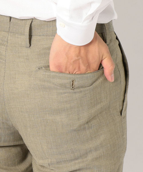SHIPS(シップス)の「SD: コットン/リネン ノープリーツ ドレスチノパンツ (キャラメル)(その他パンツ・メンズ・キャメル・44/46/48)」の5枚目の写真