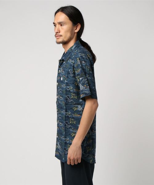 ELEMENT(エレメント)の「ELEMENT メンズ WENDEL ALOHA SS 半袖シャツ(シャツ/ブラウス・メンズ・レッド/ブルー・MEDIUM/LARGE/X-LARGE)」の3枚目の写真