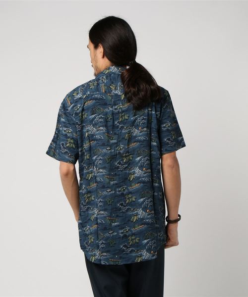 ELEMENT(エレメント)の「ELEMENT メンズ WENDEL ALOHA SS 半袖シャツ(シャツ/ブラウス・メンズ・レッド/ブルー・MEDIUM/LARGE/X-LARGE)」の4枚目の写真