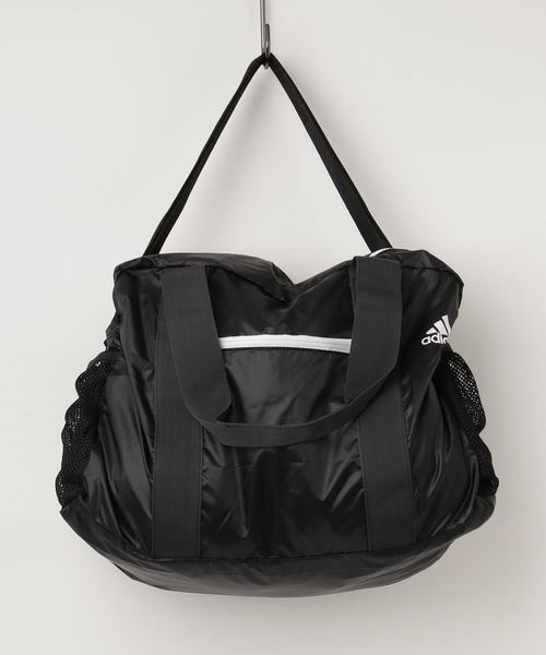 adidas（アディダス）の「パッカブル ボストンバッグ（ボストンバッグ・メンズ・ブラック/ネイビー/アッシュグレー・FREE）」の8枚目の写真