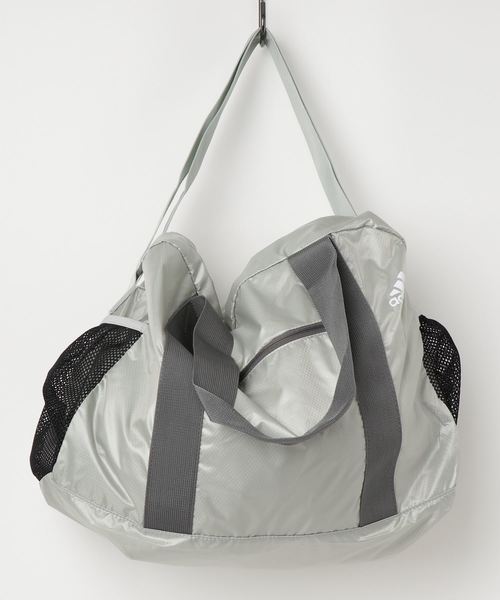 adidas（アディダス）の「パッカブル ボストンバッグ（ボストンバッグ・メンズ・ブラック/ネイビー/アッシュグレー・FREE）」の9枚目の写真