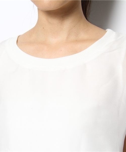 Chico（チコ）の「ｵｰｶﾞﾝｼﾞｰSETOP（ワンピース・レディース・ホワイト/イエロー/ブラック・FREE）」の7枚目の写真