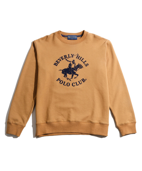 WEGO(ウィゴー)の「∴WEGO/ビバリーヒルズポロクラブ別注ロゴプルオーバー(スウェット・メンズ・ベージュ/オフホワイト・MEDIUM/LARGE)」の10枚目の写真