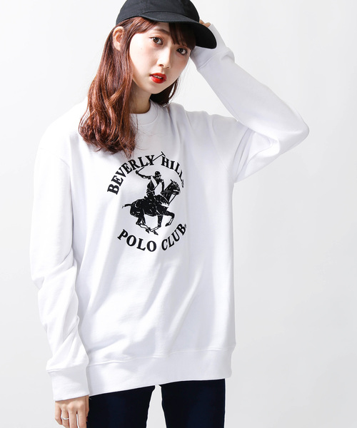 WEGO(ウィゴー)の「∴WEGO/ビバリーヒルズポロクラブ別注ロゴプルオーバー(スウェット・メンズ・ベージュ/オフホワイト・MEDIUM/LARGE)」の15枚目の写真