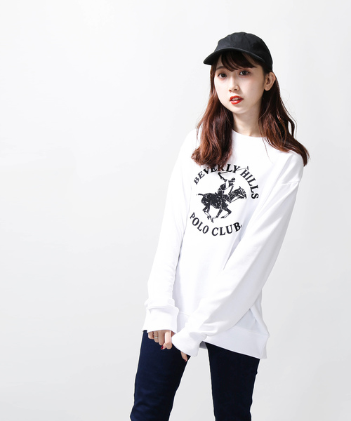 WEGO(ウィゴー)の「∴WEGO/ビバリーヒルズポロクラブ別注ロゴプルオーバー(スウェット・メンズ・ベージュ/オフホワイト・MEDIUM/LARGE)」の16枚目の写真