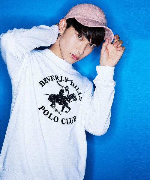 WEGO(ウィゴー)の「∴WEGO/ビバリーヒルズポロクラブ別注ロゴプルオーバー(スウェット・メンズ・ベージュ/オフホワイト・MEDIUM/LARGE)」の13枚目の写真