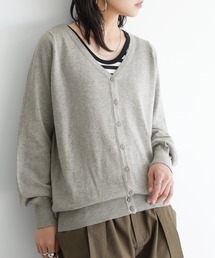 n'OrLABEL | 『シンプルVネックカーデ』(カーディガン/ボレロ)