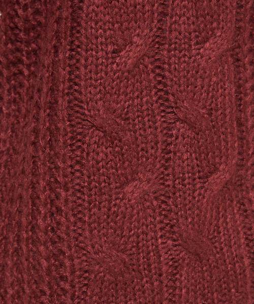 natural couture（ナチュラルクチュール）の「ケーブル柄カーデ（カーディガン/ボレロ・レディース・イエロー/アイボリー/ボルドー/モカ・FREE）」の21枚目の写真