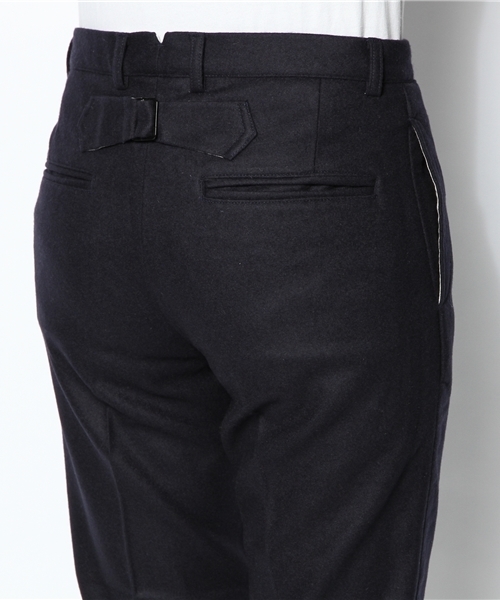 BEAMS BOY（ビームスボーイ）の「□BEAMS BOY / フラノ スラックス 9分（スラックス・レディース・グレー/ネイビー・0/1）」の6枚目の写真