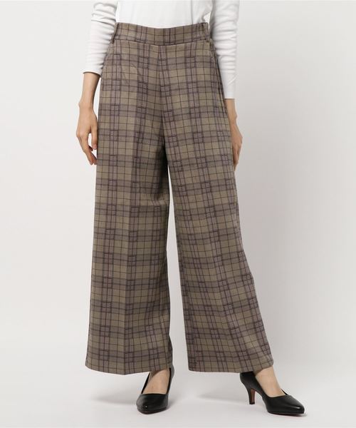 KOBE LETTUCE(コウベレタス)の「フェイクスエードワイドパンツ(その他パンツ・レディース・チャコールグレー/ブラック/ベージュ/アイボリー/ライトピンク/グレー系その他2/ホワイト系その他/グレー系その他/ベージュ系その他/ピンク系その他/オリーブ・FREE/M/L)」の15枚目の写真