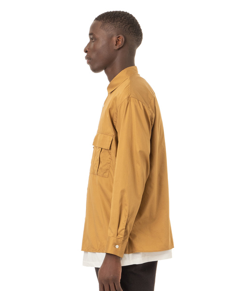 Sandinista(サンディニスタ)の「Military Sateen Shirt / サテンミリタリーシャツ(シャツ/ブラウス・メンズ・ブラック/オリーブ/その他1・SMALL/MEDIUM/LARGE)」の6枚目の写真
