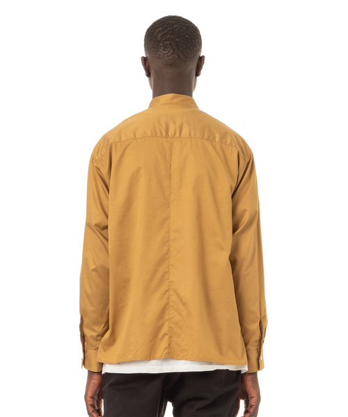 Sandinista(サンディニスタ)の「Military Sateen Shirt / サテンミリタリーシャツ(シャツ/ブラウス・メンズ・ブラック/オリーブ/その他1・SMALL/MEDIUM/LARGE)」の7枚目の写真