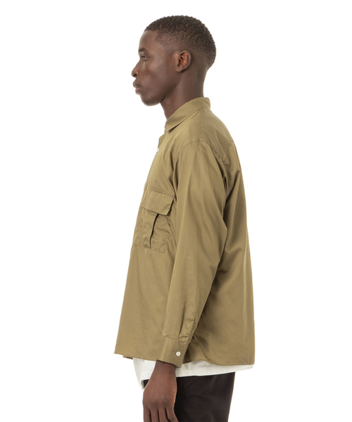 Sandinista(サンディニスタ)の「Military Sateen Shirt / サテンミリタリーシャツ(シャツ/ブラウス・メンズ・ブラック/オリーブ/その他1・SMALL/MEDIUM/LARGE)」の8枚目の写真