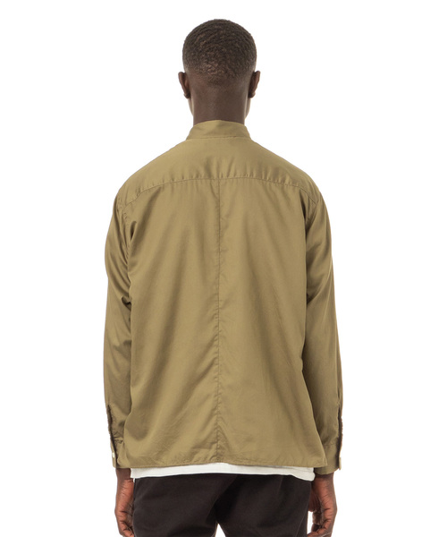 Sandinista(サンディニスタ)の「Military Sateen Shirt / サテンミリタリーシャツ(シャツ/ブラウス・メンズ・ブラック/オリーブ/その他1・SMALL/MEDIUM/LARGE)」の9枚目の写真