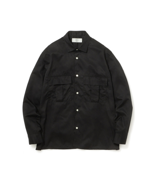 Sandinista(サンディニスタ)の「Military Sateen Shirt / サテンミリタリーシャツ(シャツ/ブラウス・メンズ・ブラック/オリーブ/その他1・SMALL/MEDIUM/LARGE)」の15枚目の写真