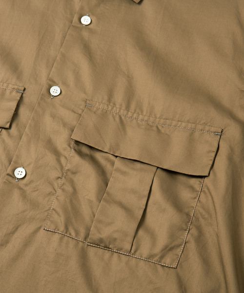 Sandinista(サンディニスタ)の「Military Sateen Shirt / サテンミリタリーシャツ(シャツ/ブラウス・メンズ・ブラック/オリーブ/その他1・SMALL/MEDIUM/LARGE)」の20枚目の写真