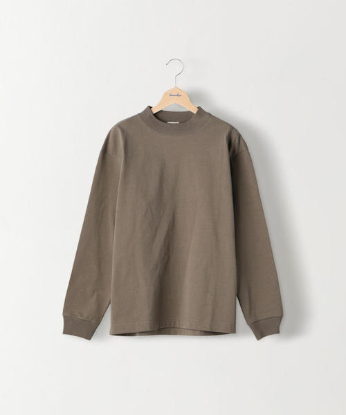 Steven Alan（スティーブンアラン）の「＜Steven Alan＞TURKEY LOOSE MOCK NECK LONG SLEEVES/カットソー（Tシャツ/カットソー・メンズ・グレー/ナチュラル/ブラック・X-LARGE/LARGE/MEDIUM/SMALL）」の9枚目の写真