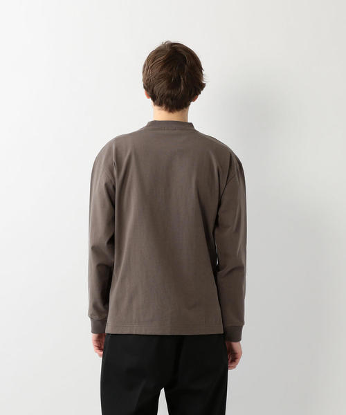Steven Alan（スティーブンアラン）の「＜Steven Alan＞TURKEY LOOSE MOCK NECK LONG SLEEVES/カットソー（Tシャツ/カットソー・メンズ・グレー/ナチュラル/ブラック・X-LARGE/LARGE/MEDIUM/SMALL）」の10枚目の写真