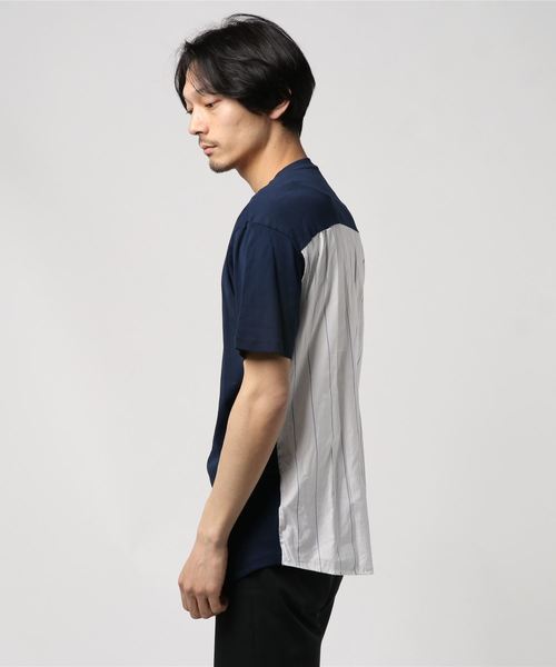 β MEN（ベータメン）の「コンビネーションTシャツ（Tシャツ/カットソー・メンズ・ネイビー・MEDIUM/LARGE）」の2枚目の写真
