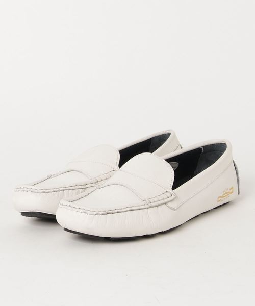 TOP SEVEN(トップセブン)の「トップセブン 19SS TS-5524(モカシン/デッキシューズ・メンズ・ホワイト/ブラック・43/40/42/41/44)」の1枚目の写真