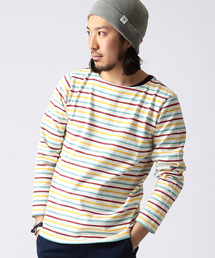 BEAMS | BEAMS / テンジクボーダー ボートネックカットソー(Tシャツ/カットソー)