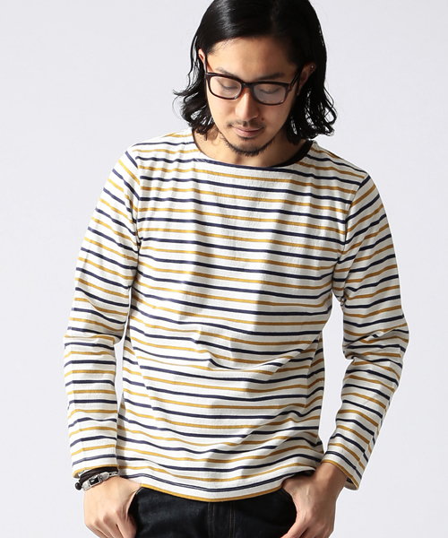 BEAMS（ビームス）の「BEAMS / テンジクボーダー ボートネックカットソー（Tシャツ/カットソー・メンズ・その他1/その他2/その他3・SMALL/MEDIUM/LARGE/X-LARGE）」の3枚目の写真