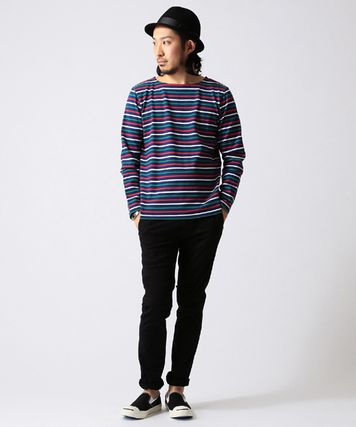 BEAMS（ビームス）の「BEAMS / テンジクボーダー ボートネックカットソー（Tシャツ/カットソー・メンズ・その他1/その他2/その他3・SMALL/MEDIUM/LARGE/X-LARGE）」の8枚目の写真