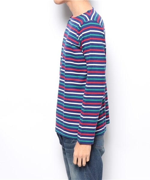 BEAMS（ビームス）の「BEAMS / テンジクボーダー ボートネックカットソー（Tシャツ/カットソー・メンズ・その他1/その他2/その他3・SMALL/MEDIUM/LARGE/X-LARGE）」の4枚目の写真