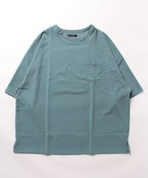 【Bl】梨地 ビッグシルエット半袖Tシャツ