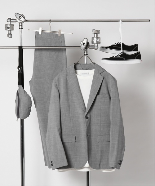 JOURNAL STANDARD（ジャーナルスタンダード）の「【SOLOTEX】TW TRO ジャケット♯（テーラードジャケット・メンズ・ライトグレー/ネイビー/グレー・SMALL/MEDIUM/LARGE）」の2枚目の写真