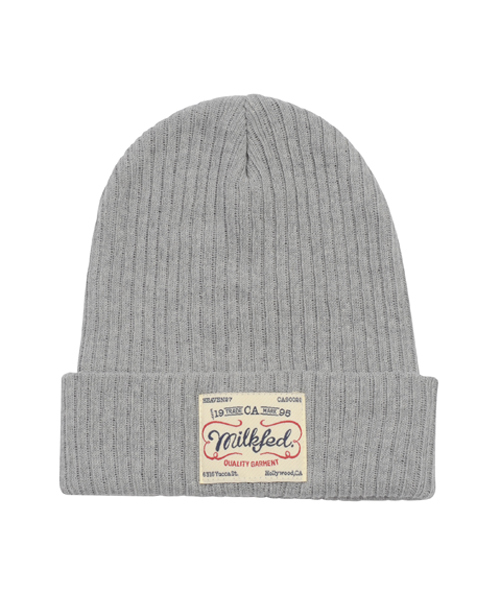 MILKFED.（ミルクフェド）の「BASIC KNITTED CAP（ニットキャップ/ビーニー・レディース・ブラック/アッシュグレー/ベージュ/ライトパープル/ライトグリーン・ONE SIZE）」の3枚目の写真