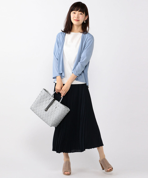 A/C DESIGN BY ALPHA CUBIC（エーシーデザインバイアルファキュービック）の「メルカドトートバック（トートバッグ・レディース・グレー/ネイビー・フリー）」の19枚目の写真