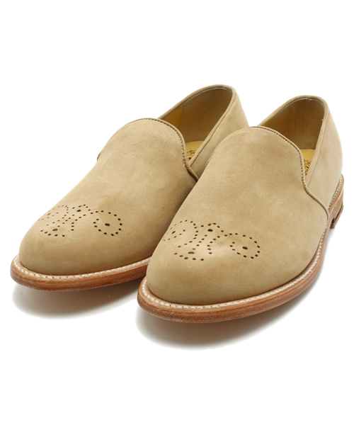 CIAOPANIC（チャオパニック）の「【CAMINAND】　BrogueingSlipOn（ドレスシューズ・メンズ・ブラック/ベージュ/ホワイト・8/9）」の6枚目の写真