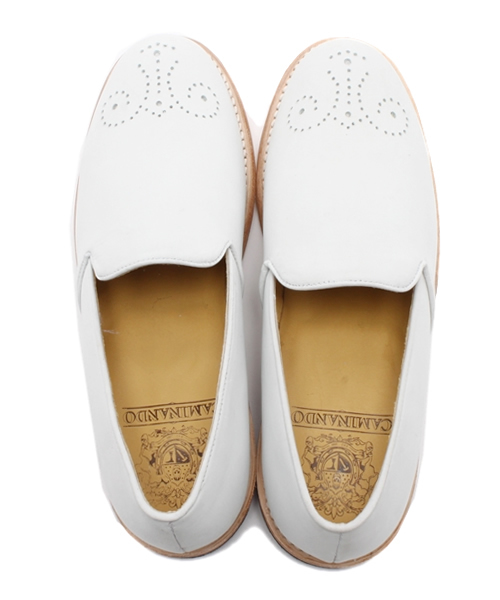 CIAOPANIC（チャオパニック）の「【CAMINAND】　BrogueingSlipOn（ドレスシューズ・メンズ・ブラック/ベージュ/ホワイト・8/9）」の14枚目の写真