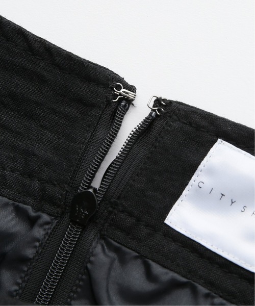 CITYSHOP(シティーショップ)の「リネンハイウエストスカート(スカート・レディース・ブラック・38/36)」の11枚目の写真